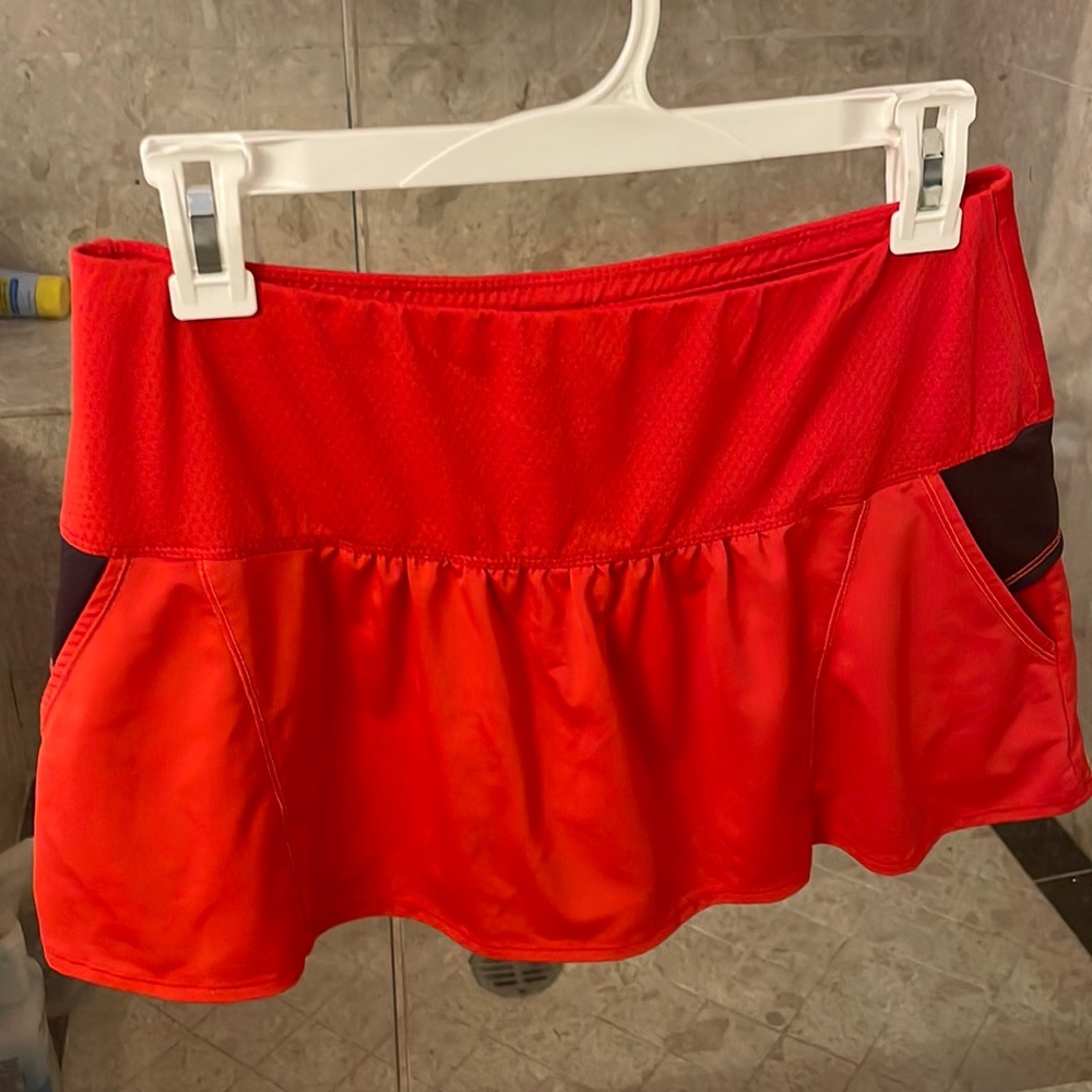 Lucky in Love Red tennis skirt